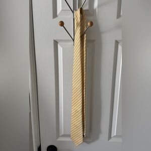 Bespoke Yellow and Blue Striped Tie